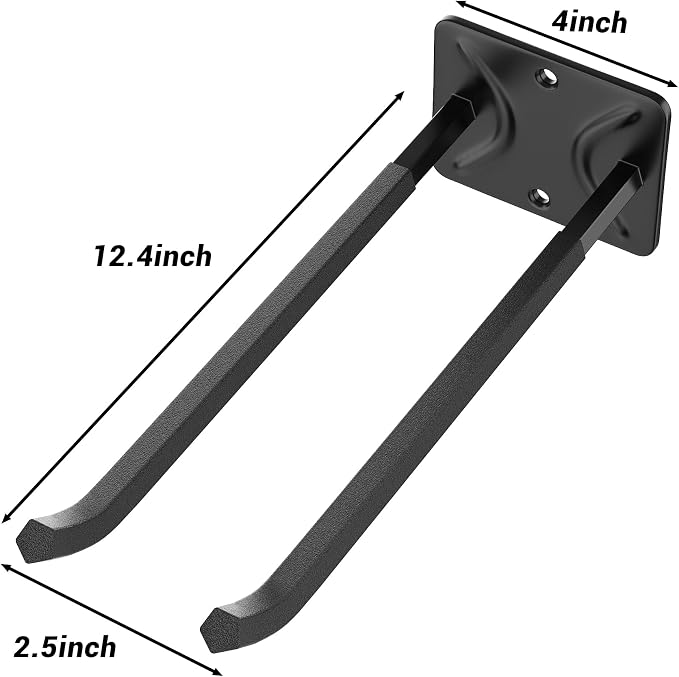 Ultrawall Garage Storage Hooks, Heavy Duty Steel Tool Organizer, 12.4 Inch Wall - Image 2