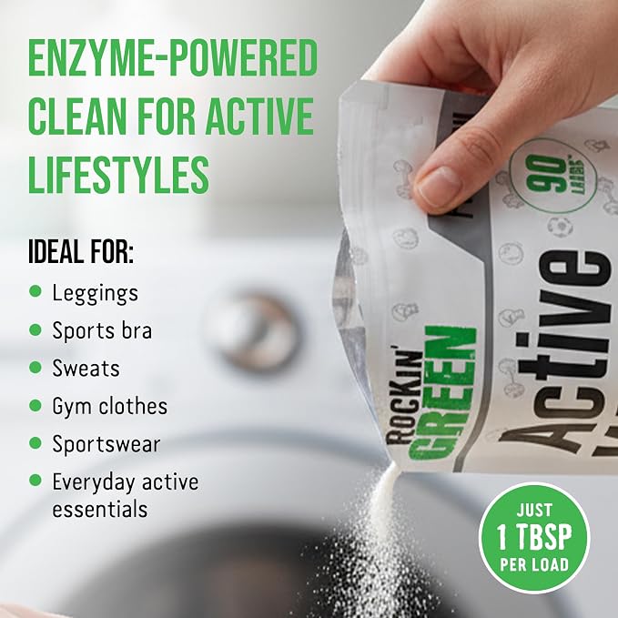 Rockin’ Green Active Wear Laundry Detergent - Image 4