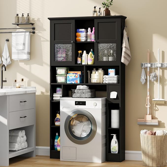Over The Toilet Storage Cabinet, Bathroom Shelf Over Toilet - Image 8