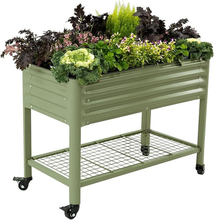 Rolling Elevated Raised Garden Bed-V Series, 700 Lbs Weight Capacity, Outdoor by Unknown