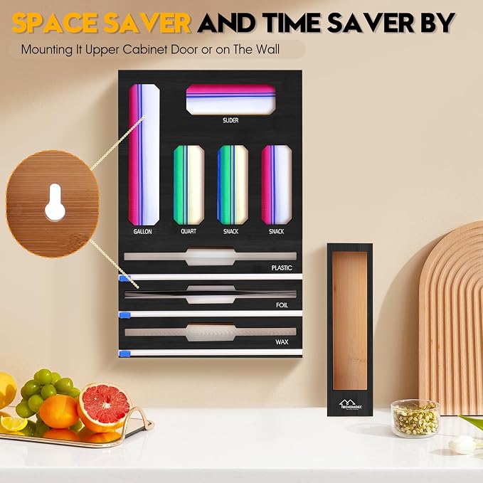 9 in 1 Foil and Plastic Wrap Dispenser - Image 4