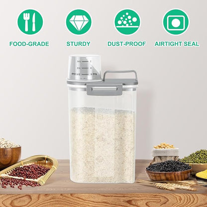 TBMax Rice Storage container 4 Lbs, Small Rice Dispenser - Image 6