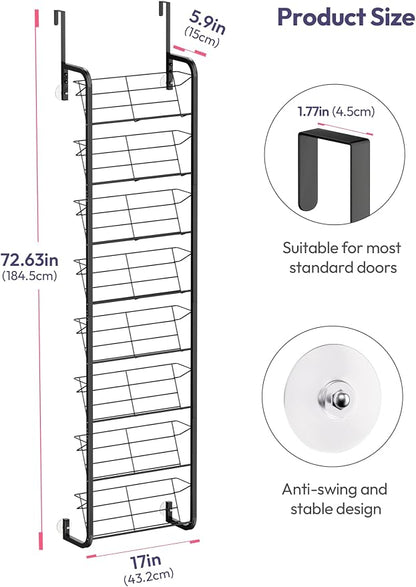 SWTYMIKI Over the Door Shoe Organizer - Image 2