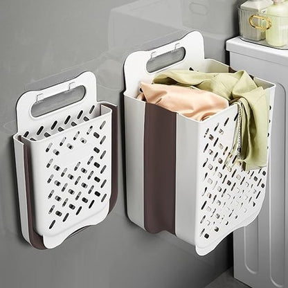 Plastic Collapsible Hanging Laundry Baskets - Image 9