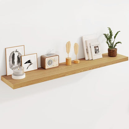 Fun Memories Floating Shelves 55 Inch Long, 8 Deep Floating Shelves by FunMemories