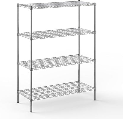 21" Deep x 48" Wide x 64" Height Wire Shelving Kit | 4-Tier | NSF Commercial by Regal+Altair