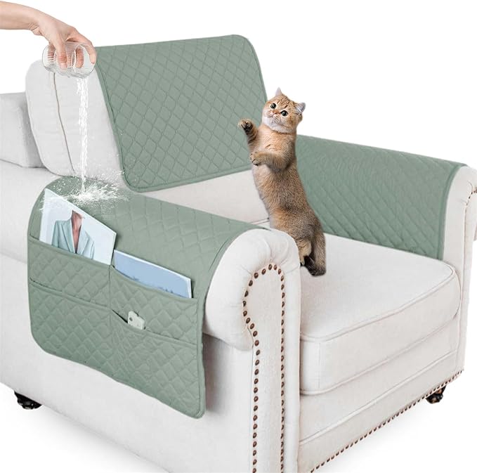 Waterproof Sofa Armrest Cover Headrest Cover by ZGDDPZA