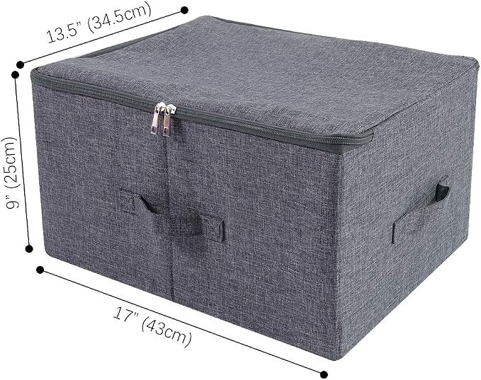 iwill CREATE PRO Pack of 2, Fabric Folding Washable Clothes Storage Boxes - Image 2