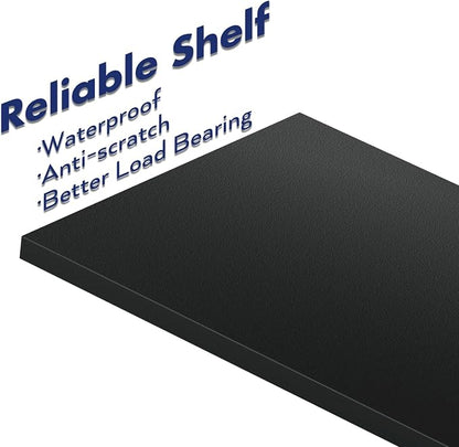NUMENN Bookshelf, 5 Tier Freestanding Shelving Unit, Falling Prevention Baffle - Image 7