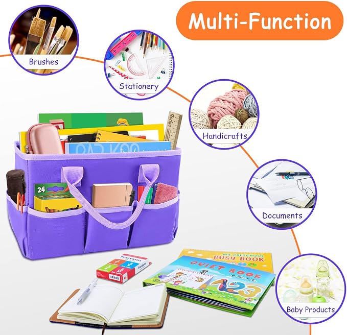 ZKOO Art Organizer Desktop Craft Storage Tote Bag - Image 5