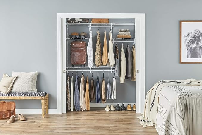ClosetMaid ShelfTrack Wire Closet Organizer System, Adjustable from 4 to 6 Ft. - Image 2