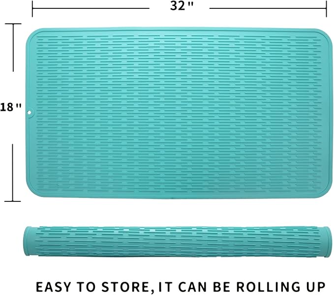 Silicone Dish Drying Mat for Multiple Usage, Easy clean, Eco-friendly, - Image 2