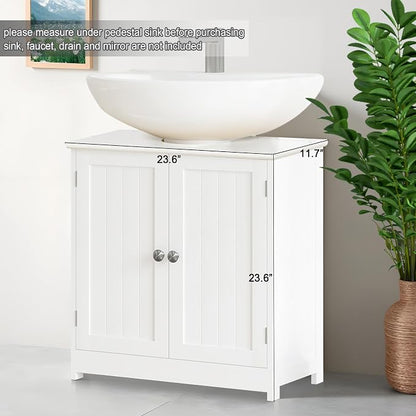Pedestal Sink Storage Cabinet, Under Sink Cabinet - Image 3
