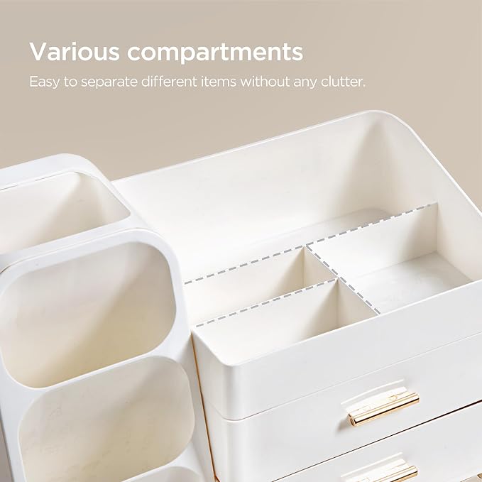 HBlife Makeup Organizer with Brush Holder - Image 5