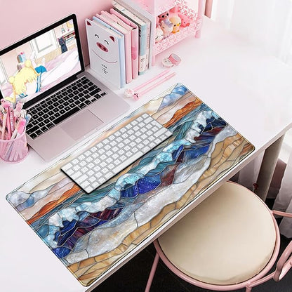 Mountain Sunrise Gaming Mouse Pad Large Desk Mat Extended Mouse and Keyboard Pad - Image 7