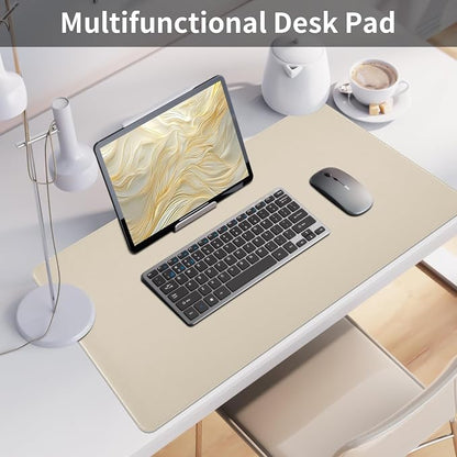 Bloss Desk Mat with Stitched Edges, 35.4"×15.7" Keyboard Pad Skin Pink - Image 2