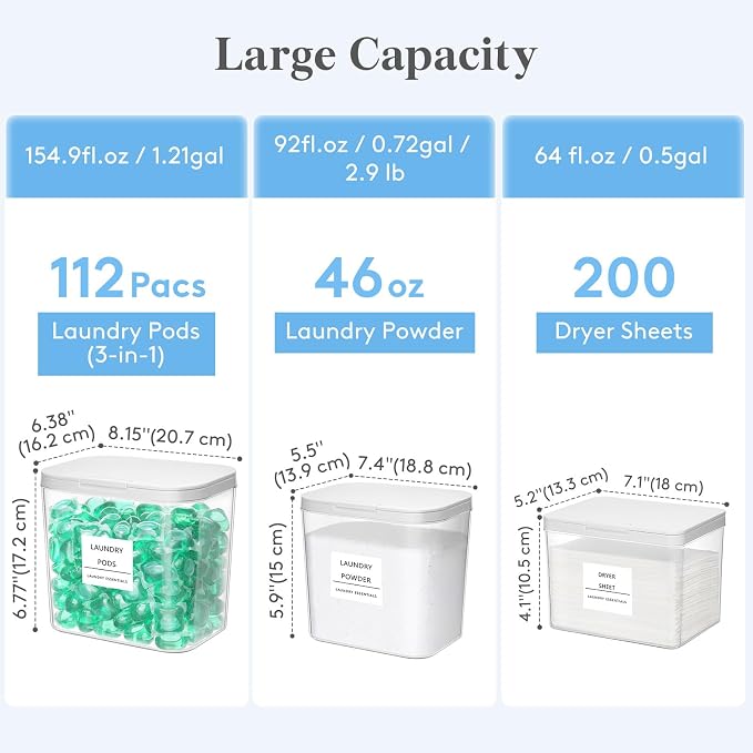 Lifewit Laundry Pods Container - Image 4