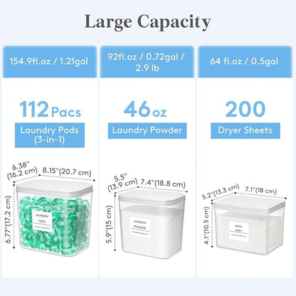 Lifewit Laundry Pods Container - Image 4