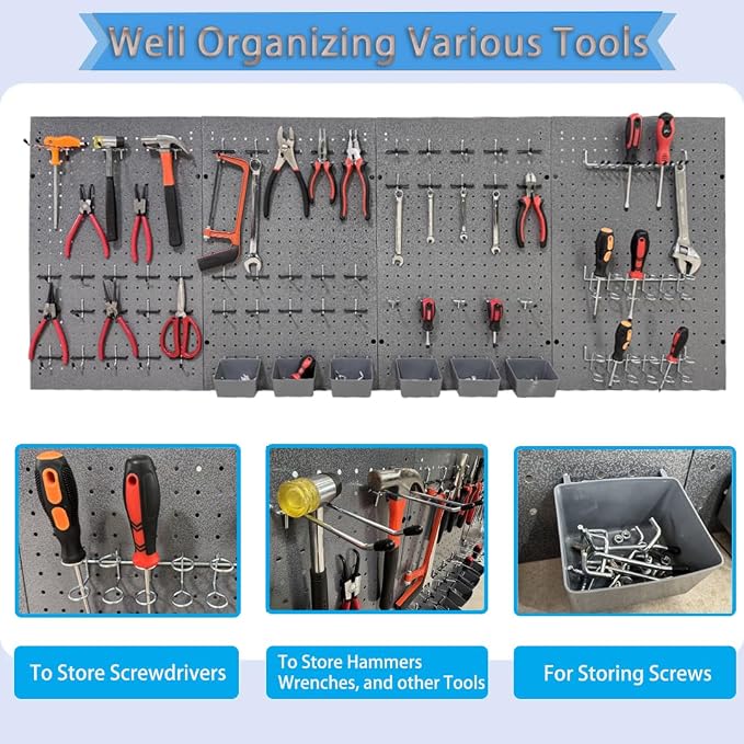 JZD Pegboard Wall Organizer - Image 3