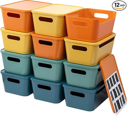 Tiawudi 12 Pack 4.5L Storage Bins by Tiawudi