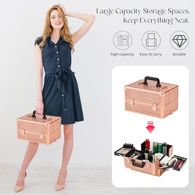 Leeora&Leekoo Portable Multi-Storey Nail Case - Image 4