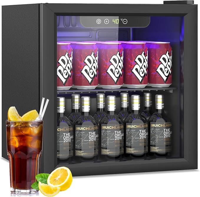 Compact 60 Can/1.3 Cu.Ft Mini Fridge by Unknown