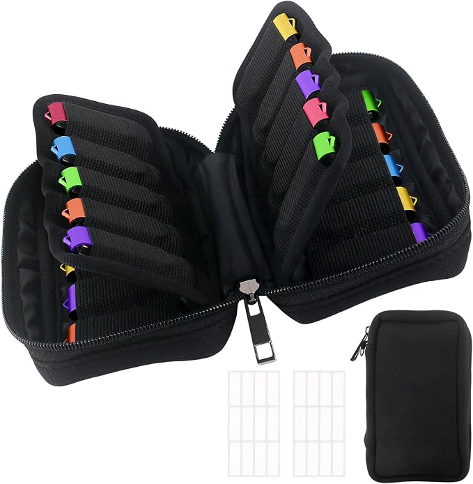 Flash Drive Case 20 Slots Thumb Drive USB Storage Case, Portable Electronic by MECHEER