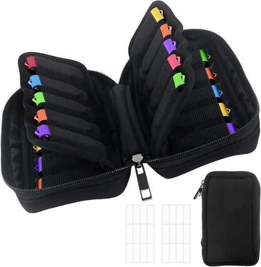 Flash Drive Case 20 Slots Thumb Drive USB Storage Case, Portable Electronic by MECHEER