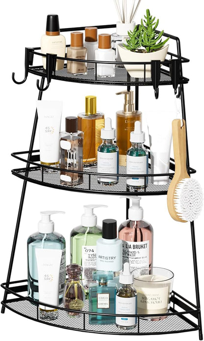 VITVITI 3 Tier Corner Bathroom Counter Organizer, Metal Bathroom Countertop - Image 7