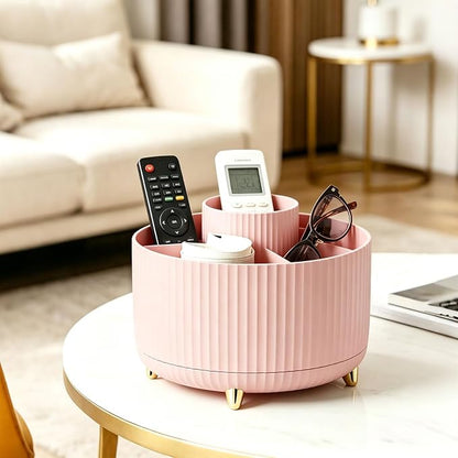 360°Rotating Makeup Brush Holder Organizer, Spinning Skincare Storage Carousel - Image 7