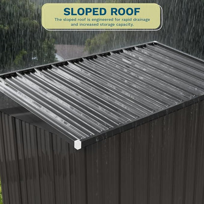 Patiowell 8x4 FT Outdoor Storage Shed - Image 5
