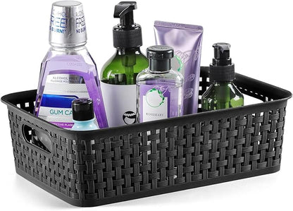 Plastic Storage Baskets, Small Pantry Organization and Storage Bins, Household - Image 2