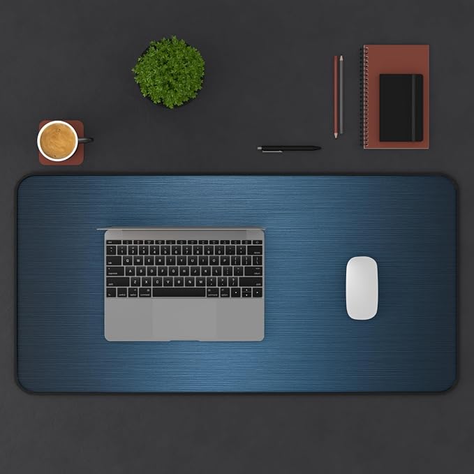 Brushed Metal Texture Desk Mat - Image 2