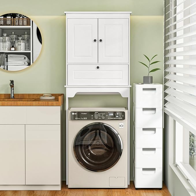 Over The Toilet Storage Cabinet, Freestanding Bathroom Cabinet Over Toilet - Image 6