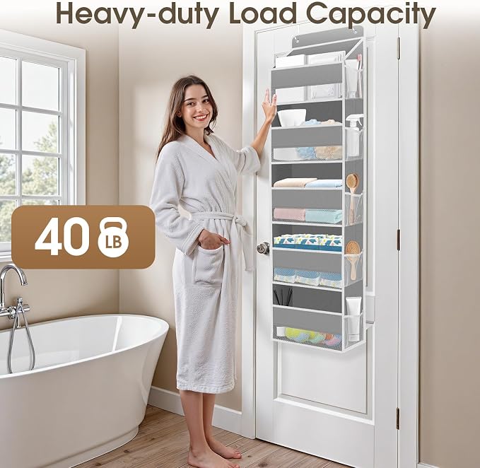 1 Pack Over The Door Organizer, Hanging Storage Organizer - Image 5