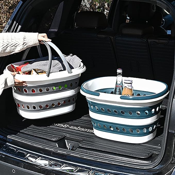 Compact Collapsible Laundry Basket, Small Size Pop-Up Hamper Perfect - Image 5