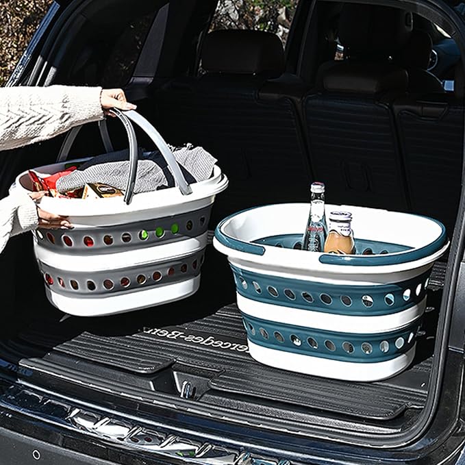 Compact Collapsible Laundry Basket, Small Size Pop-Up Hamper Perfect - Image 6