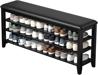 Taitiy Shoe Rack Bench Entryway Storage, Shoe Organizer Bench by Taitiy