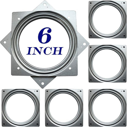 6Inch Lazy Susan Hardware, 500lbs Capacity Lazy Susan Turntable Bearing by Evadow