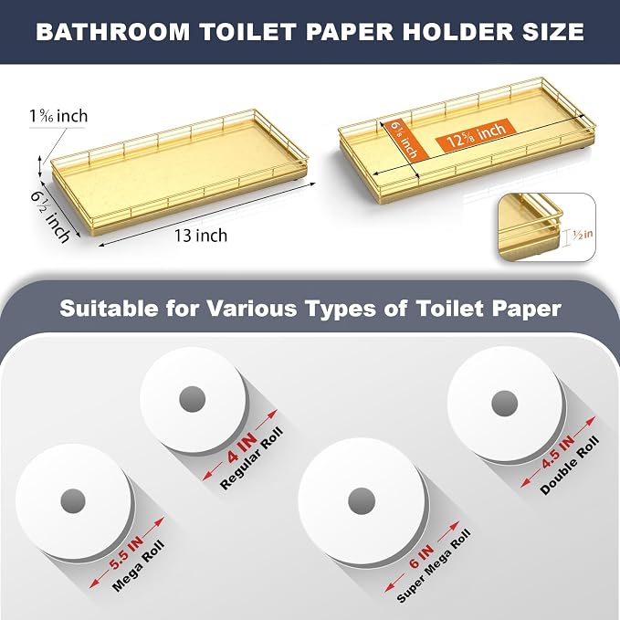 Oak Bathroom Toilet Tank Tray, Vanity Tray - Image 3