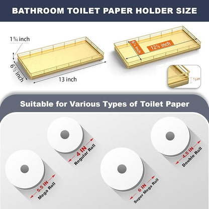 Oak Bathroom Toilet Tank Tray, Vanity Tray - Image 3