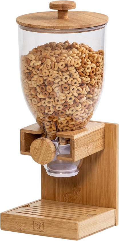 Honey-Can-Do Bamboo Cereal Dispenser by SolutionsforModernLiving
