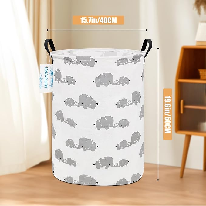 LANGYASHAN Storage Bin, Canvas Fabric Collapsible Organizer Basket - Image 2