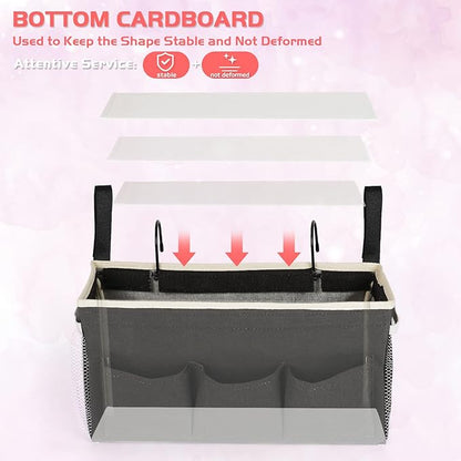 Loghot Bedside Caddy/Bedside Storage Bag Hanging Organizer - Image 6