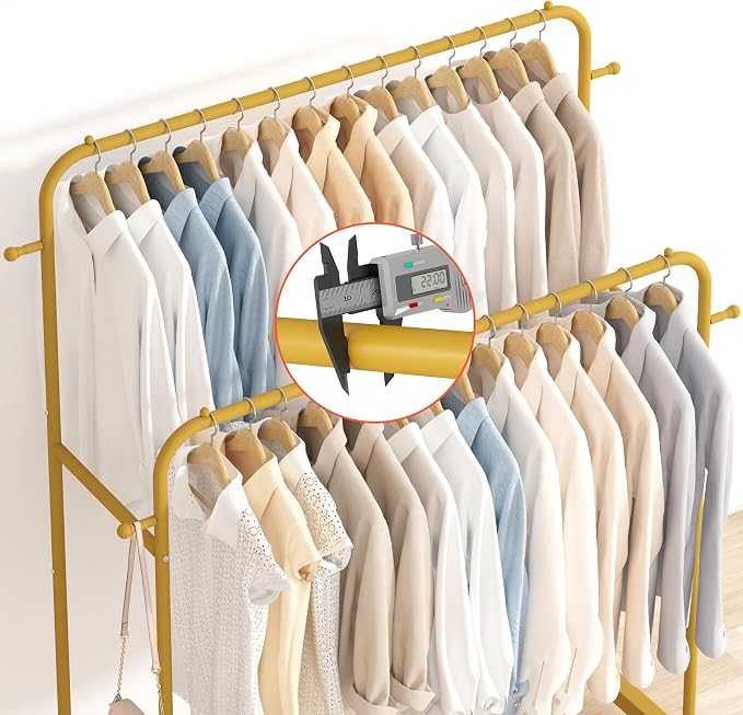 Laiensia Double Rods Garment Rack - Image 7