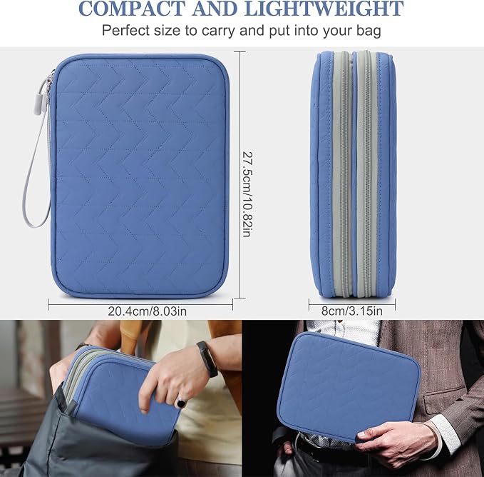 FYY Electronic Organizer, Extra Large Travel Cable Organizer Bag Pouch Portable - Image 2