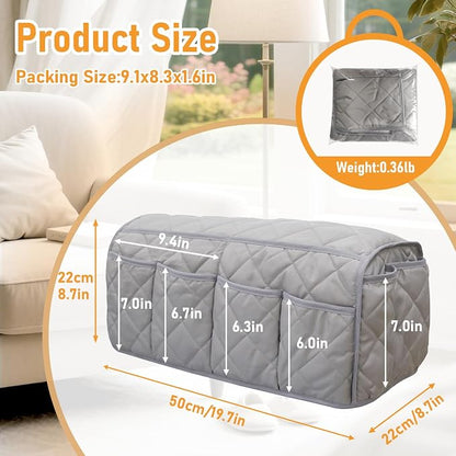 Armchair Caddy, Sofa Armrest Organizer, Non Slip Recliner Organizer, Remote - Image 2