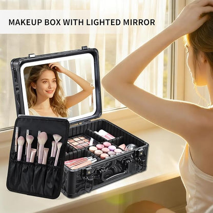 Makeup Case with LED Mirror - Image 7