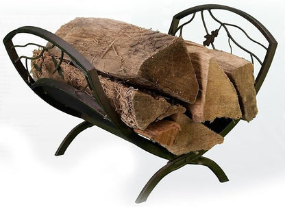 Panacea Colonial Compact Foldable Open Top Powder-Coated Steel Oak Leaf Design - Image 2
