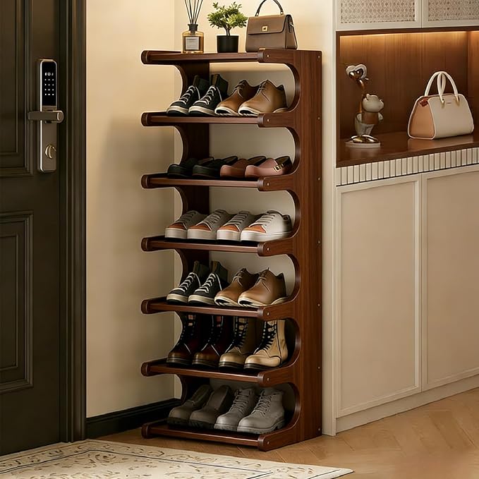 39" Bamboo Shoe Rack by Displaycabinet